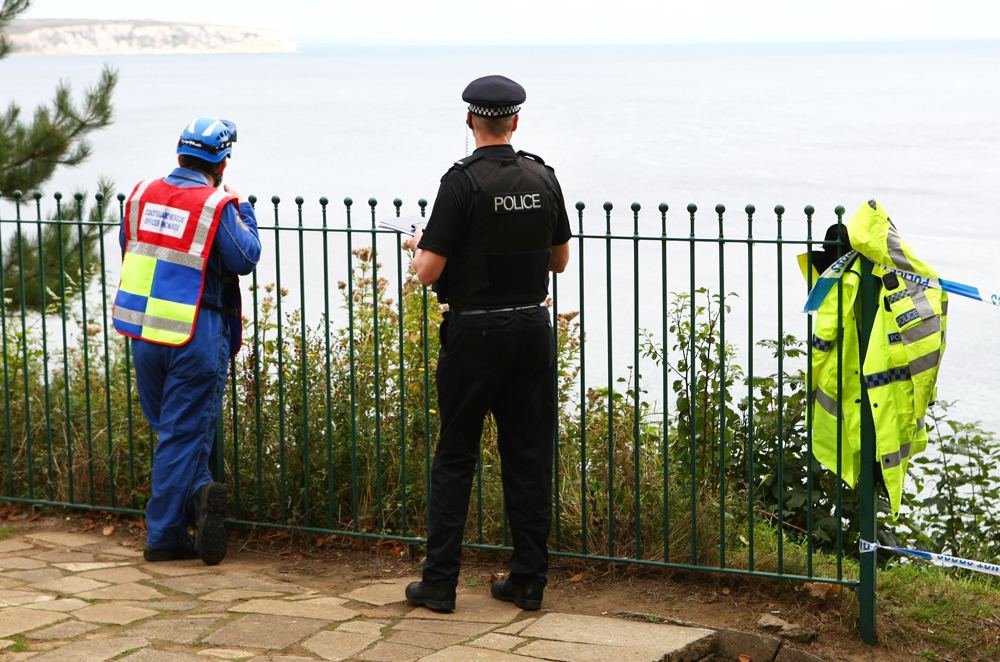 MULTI-AGENCY SEARCH FOR MALE IN SHANKLIN