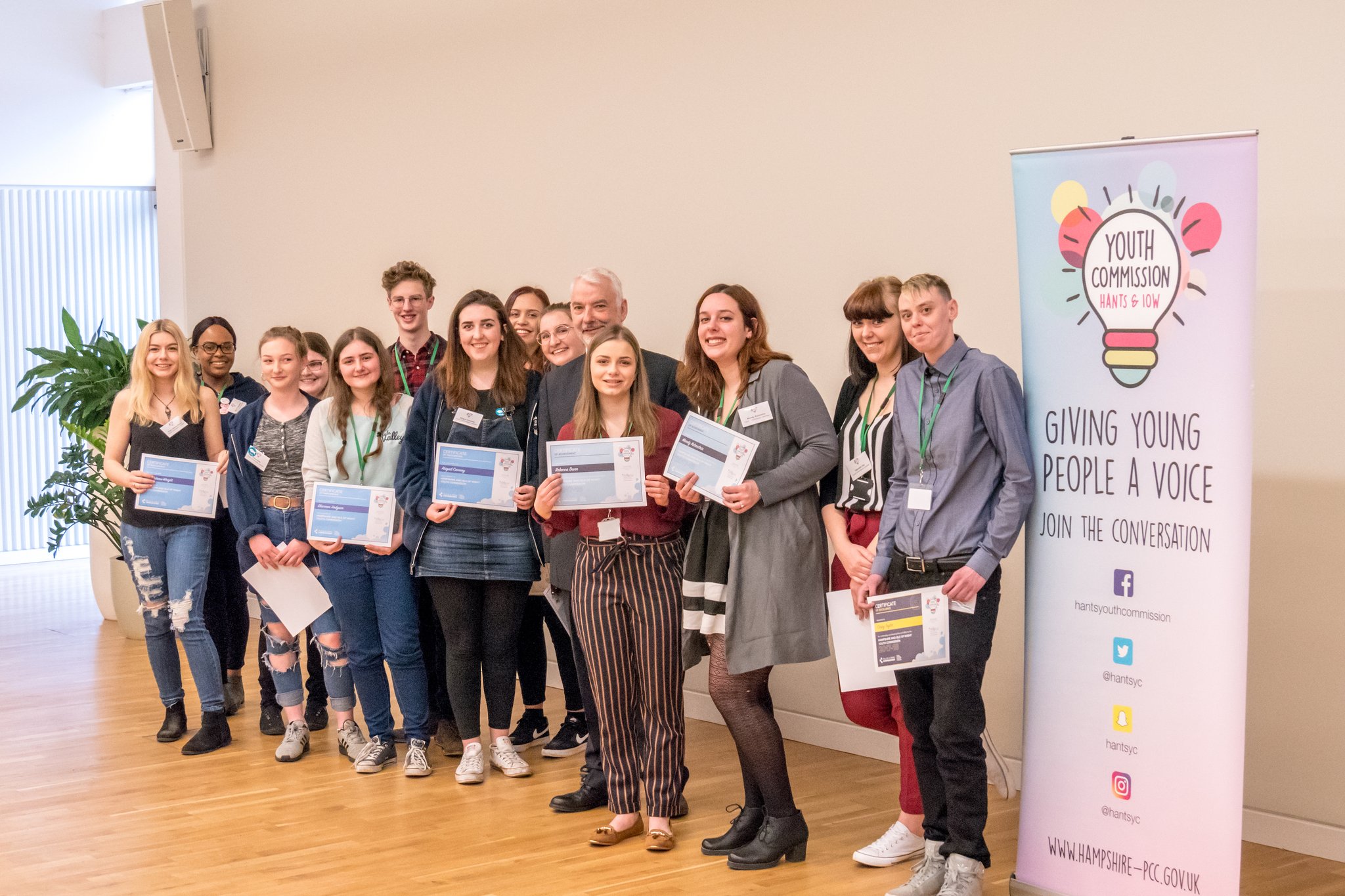 NEW MEMBERS SOUGHT FOR HAMPSHIRE AND ISLE OF WIGHT YOUTH COMMISSION
