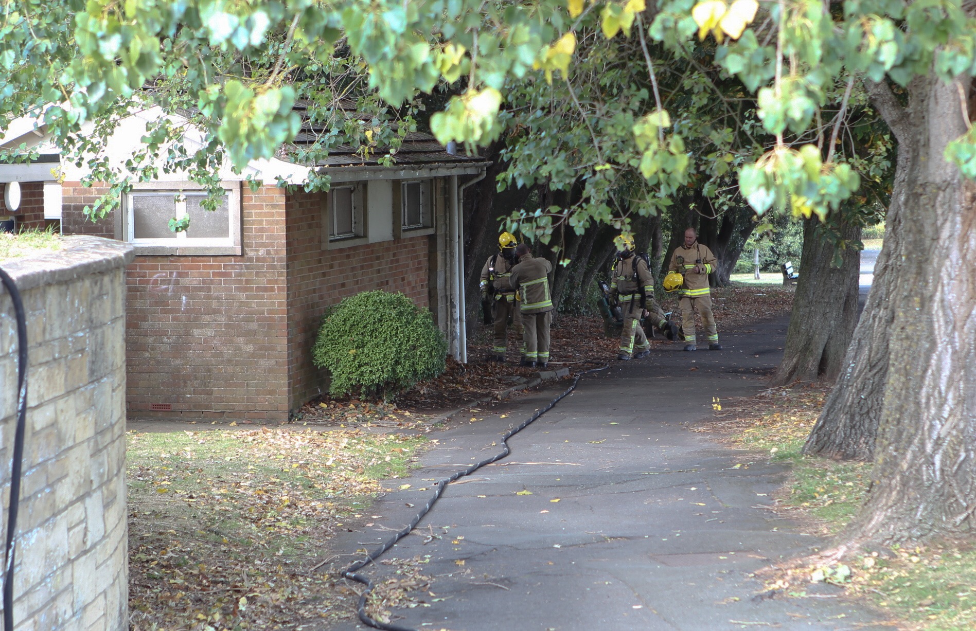 TOILET BLOCK FIRE IN LAKE