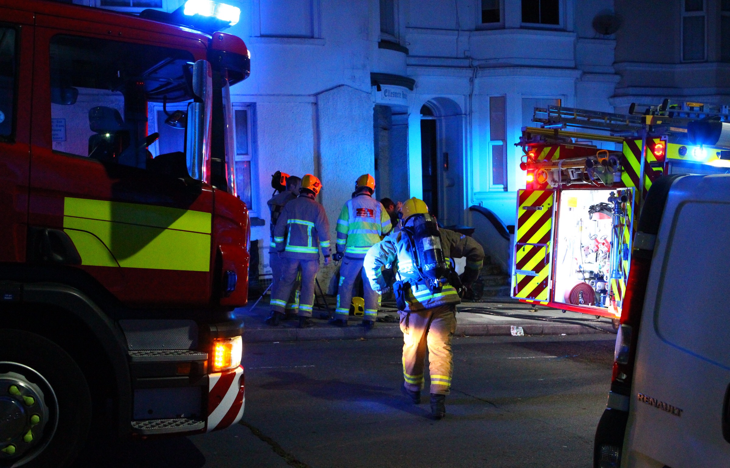 PROPERTY FIRE AT GEORGE STREET IN RYDE
