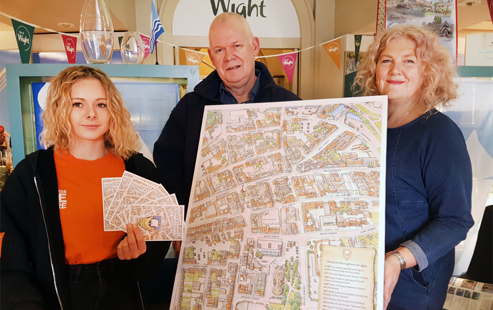 NEW MAP TO HELP VISITORS AROUND THE ISLAND’S COUNTY TOWN