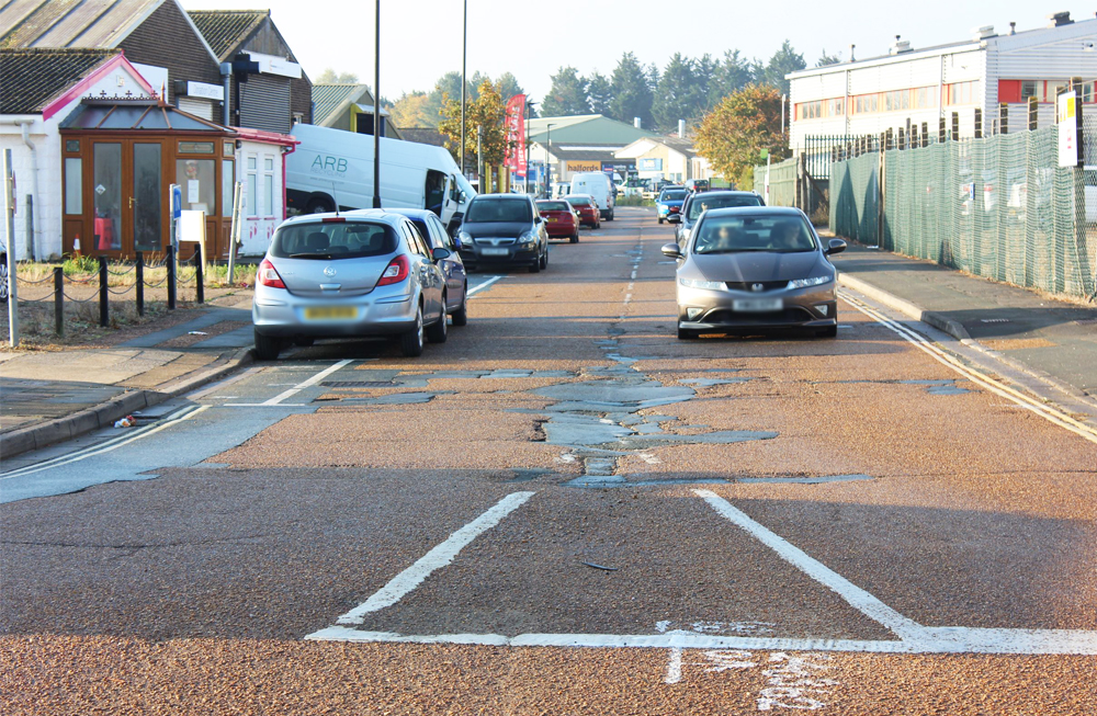 DETERIORATING ROAD THROUGH NEWPORT INDUSTRIAL ESTATE TO BE RESURFACED