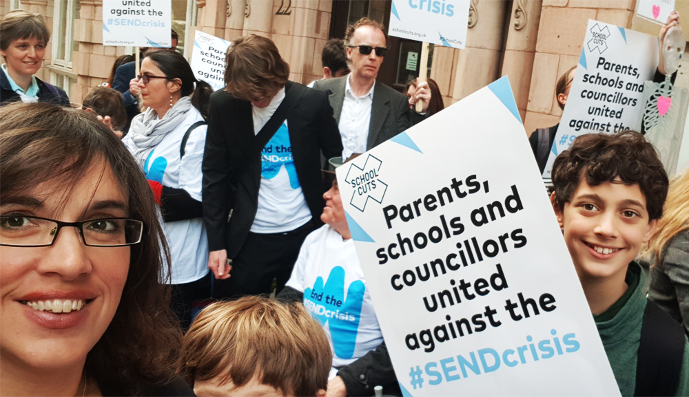 VIX JOINS PARENTS AND TEACHERS IN SUPPORT OF SEND FUNDING CAMPAIGN