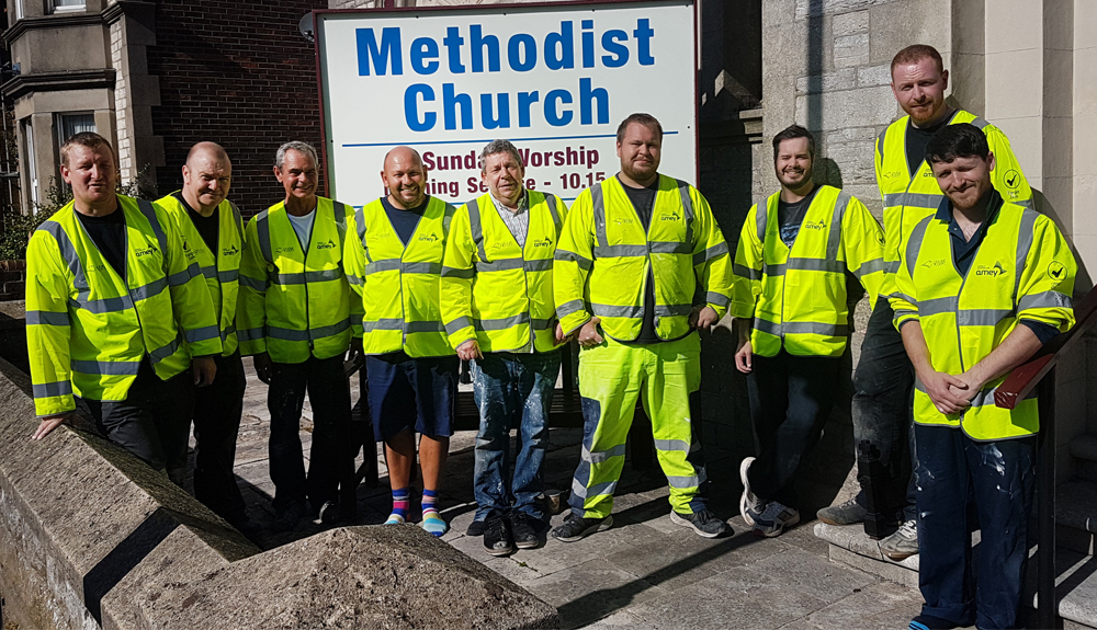 AMEY STAFF HELP REFURBISH RYDE METHODIST CHURCH