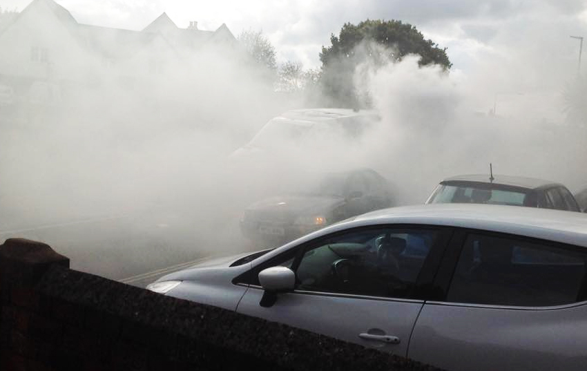 FIREFIGHTERS CALLED TO CAR FIRE ON FAIRLEE ROAD