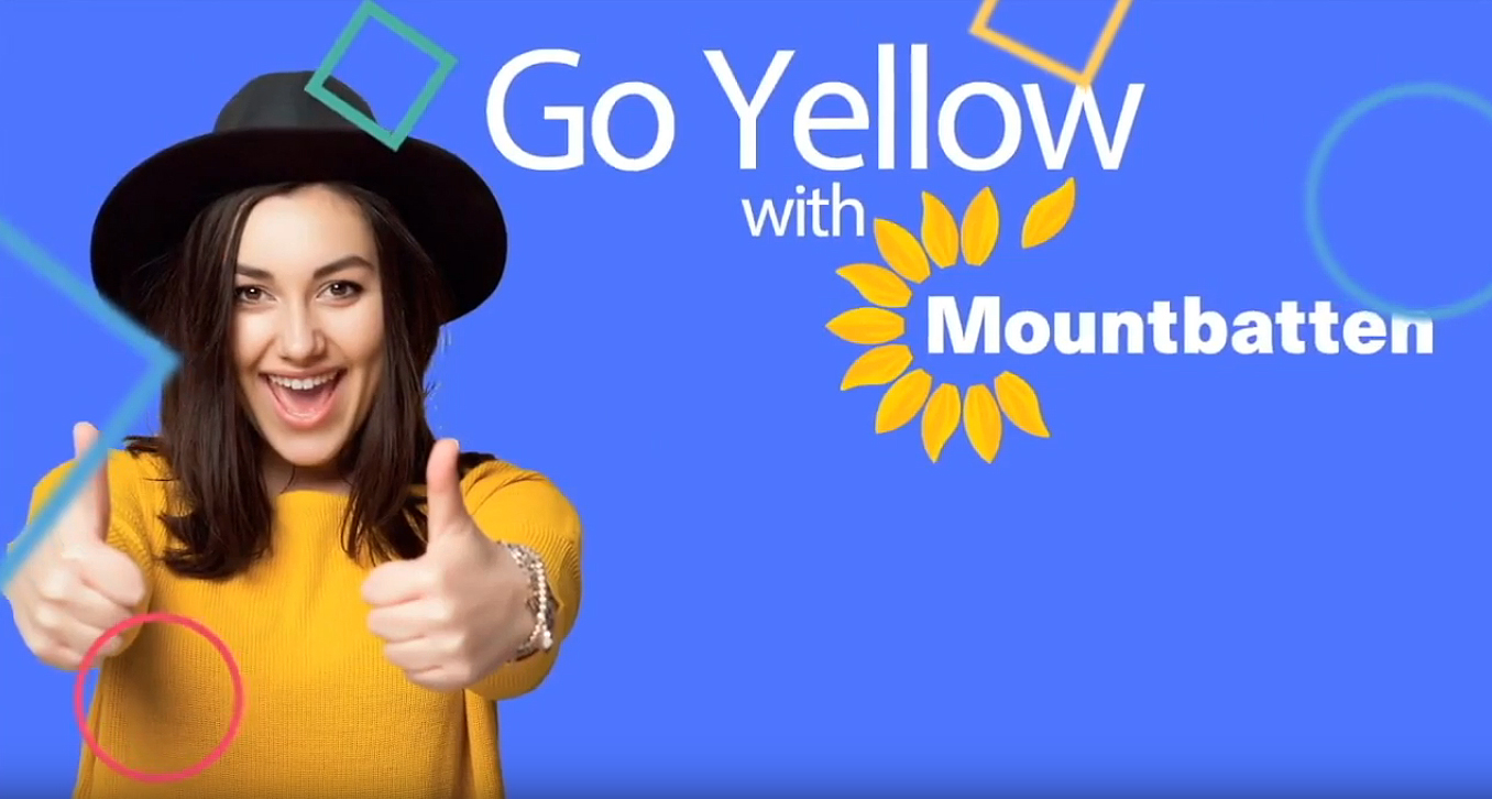 GO YELLOW AND SUPPORT MOUNTBATTEN’S WORK
