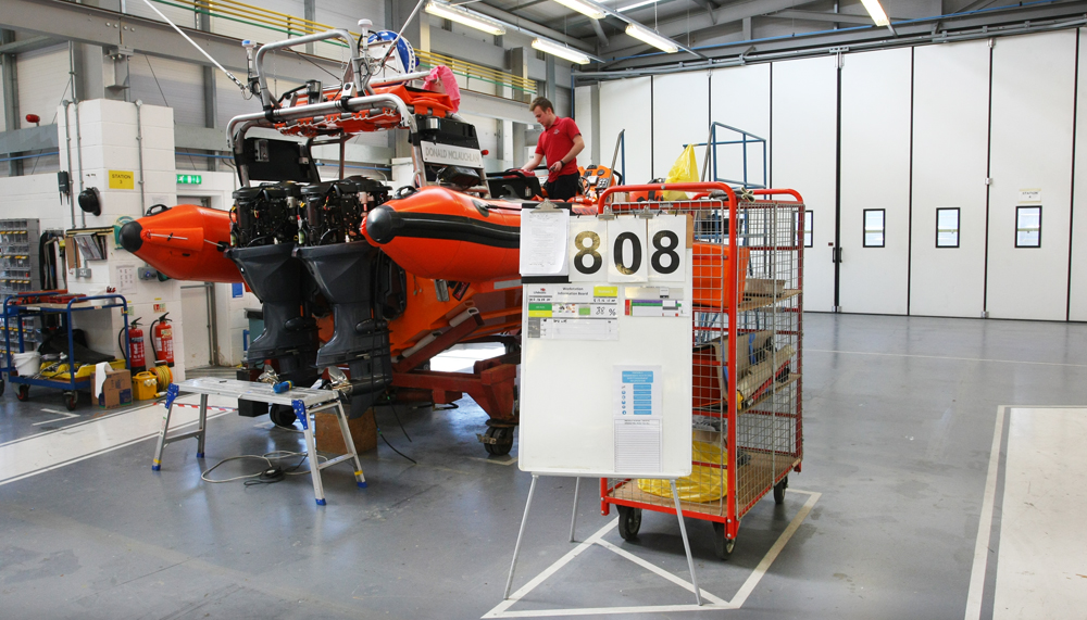 SEE BEHIND THE SCENES AT THE RNLI’S INSHORE LIFEBOAT CENTRE