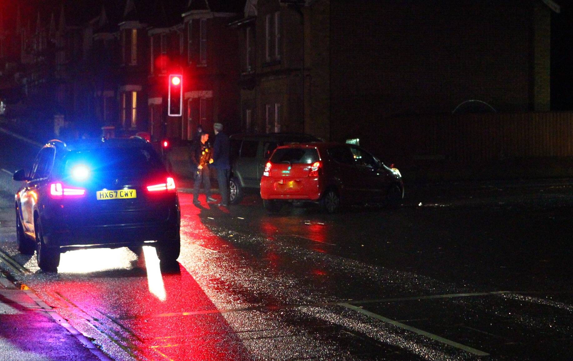 MIDNIGHT CRASH AT LAKE HIGH STREET JUNCTION