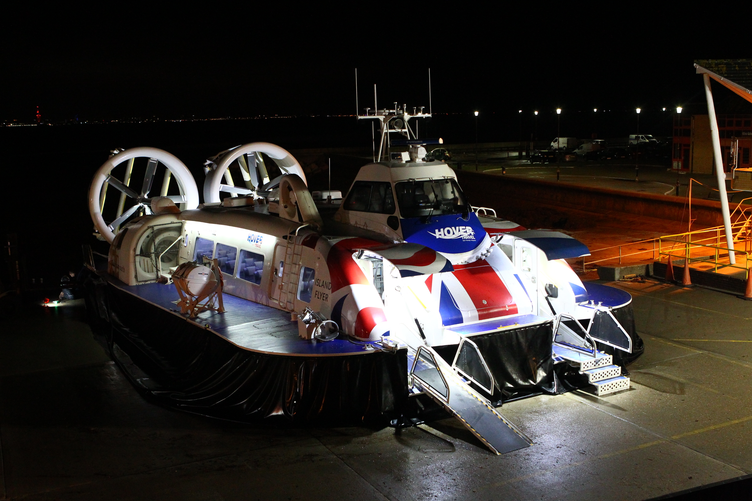 ISLAND FLYER CAUSES DOUBLE TROUBLE FOR HOVERTRAVEL
