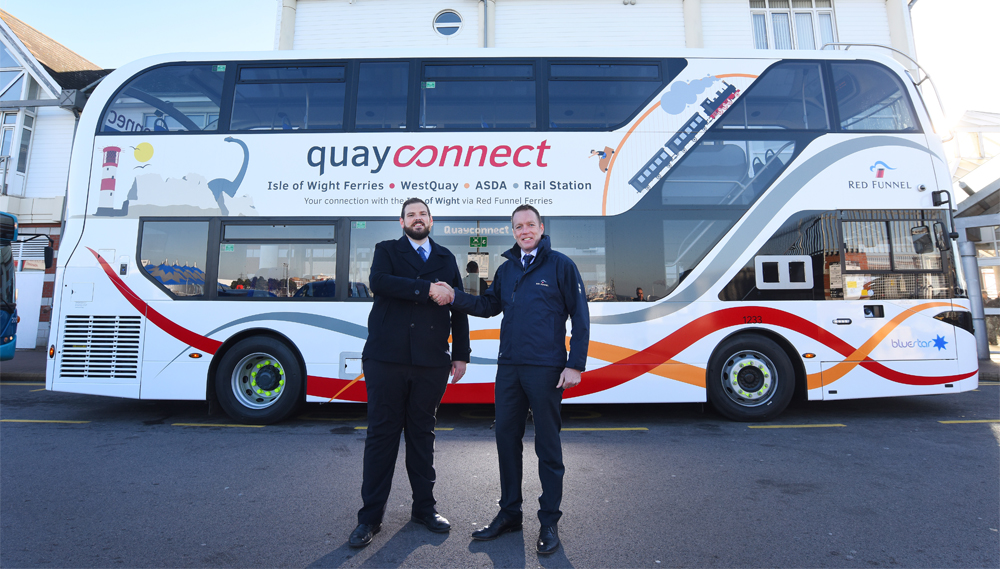 NEW DOUBLE DECKER BUS TO OPERATE QUAYCONNECT SERVICE IN SOUTHAMPTON