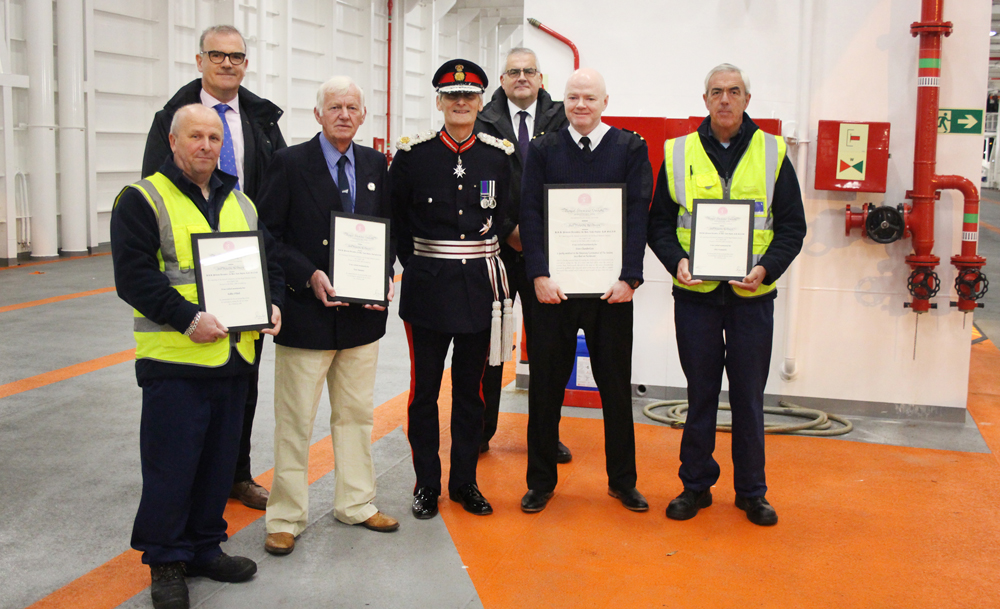 ROYAL HUMANE SOCIETY HONOURS WIGHTLINK STAFF