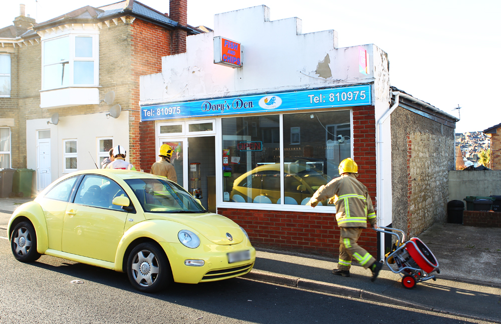 RANGE FIRE AT RYDE FISH & CHIP SHOP