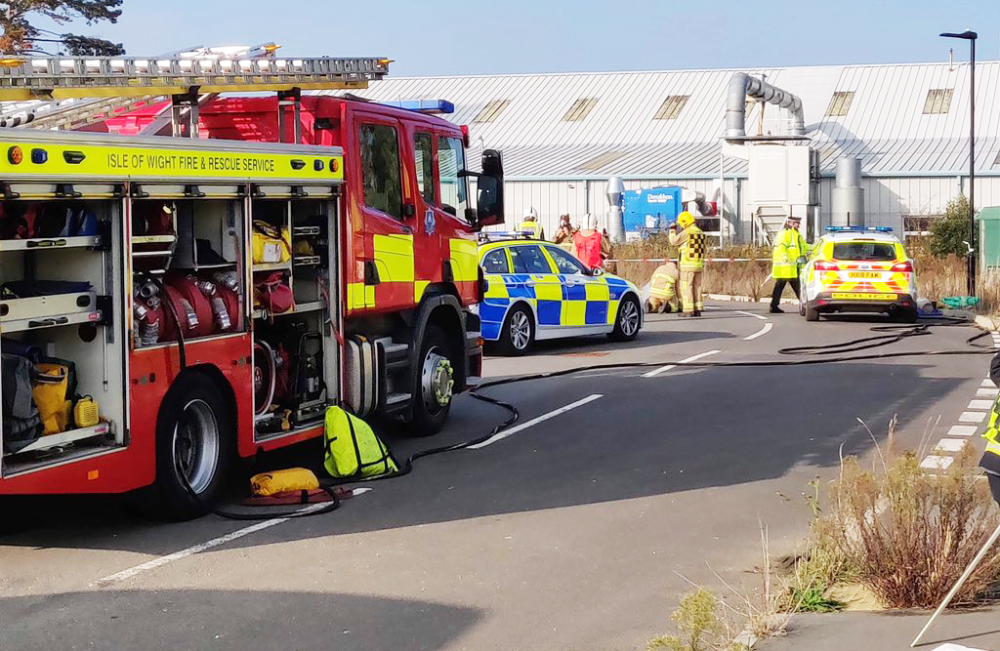 ISLAND FIREFIGHTERS SNUB SERVICE EXERCISE
