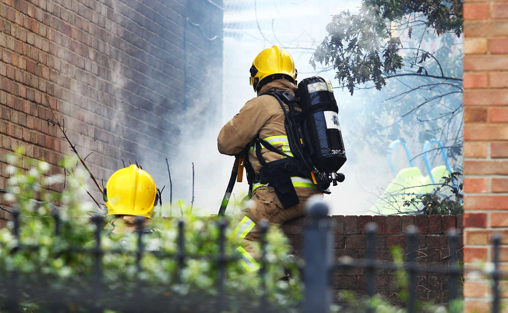 RABBIT HUTCH DESTROYED BY GARDEN FIRE IN RYDE