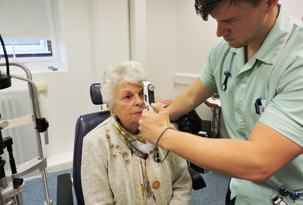 GENEROUS DONATION FUNDS SECOND TONOMETER FOR ST MARY’S EYE DEPARTMENT