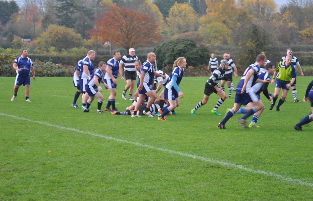 VENTNOR 2XV BATTLE TORRENTIAL CONDITIONS AT FAREHAM