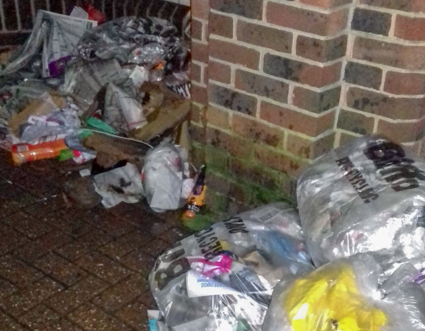 YOUTHS SET FIRE TO RUBBISH IN NEWPORT