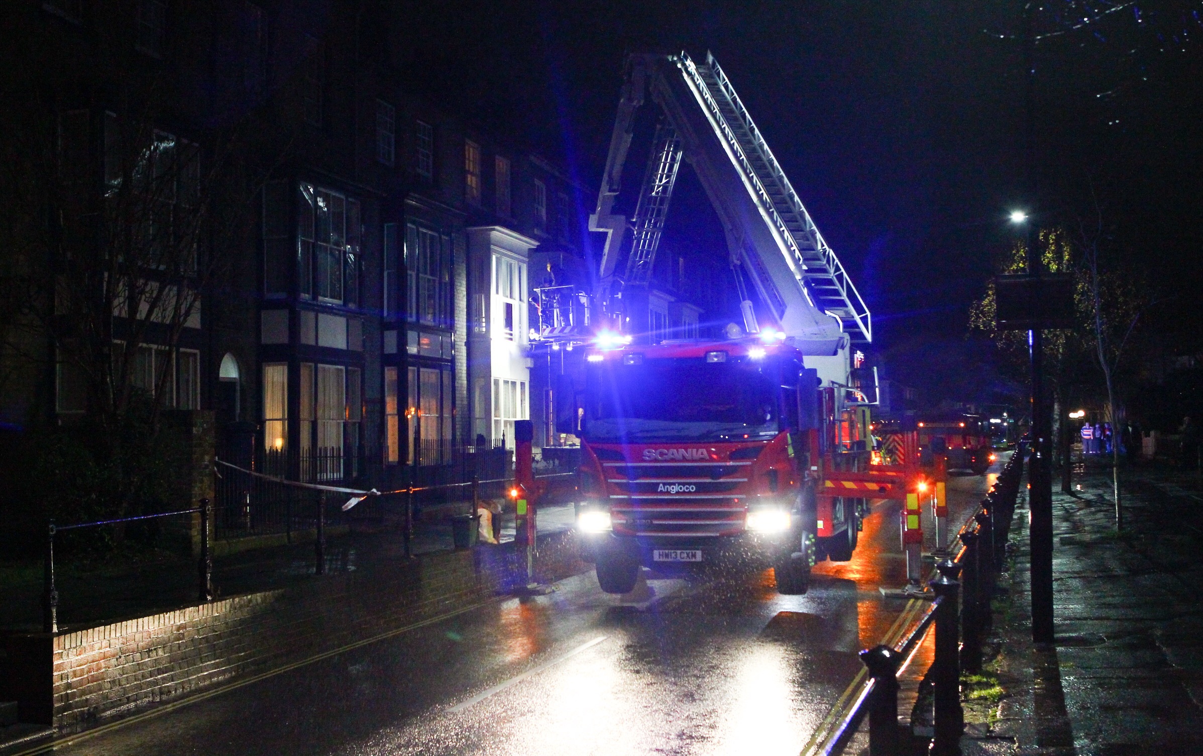 FIRE SERVICE CALLED TO EVACUATE PATIENT FROM FIRST FLOOR WINDOW