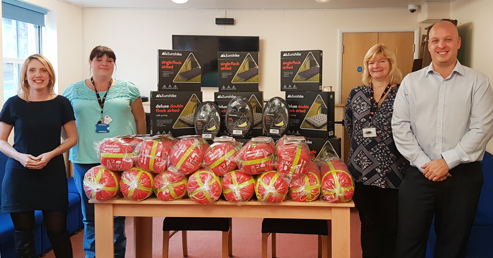 AMEY SUPPORTS SALVATION ARMY TO PROVIDE BEDS FOR THE HOMELESS ON THE ISLE OF WIGHT