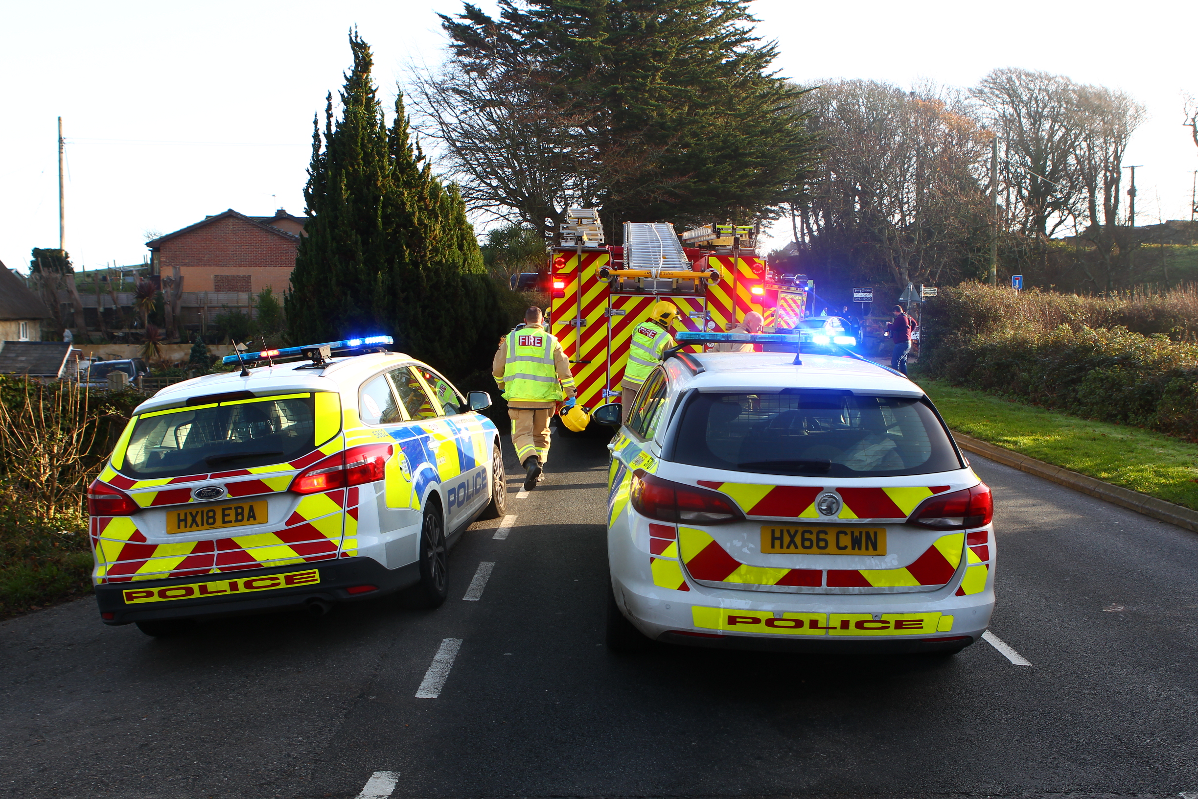 EMERGENCY SERVICES CALLED TO CRASH AT GODSHILL