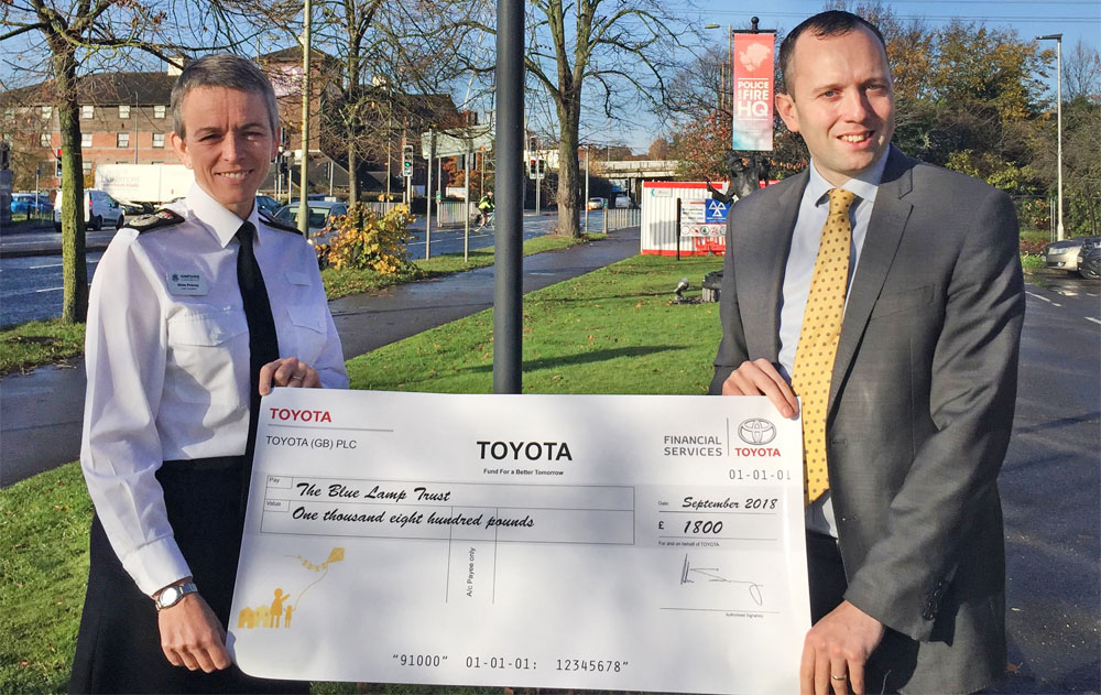 TOYOTA GB DONATES £1,800 TO FIT CARBON MONOXIDE ALARMS ACROSS THE REGION