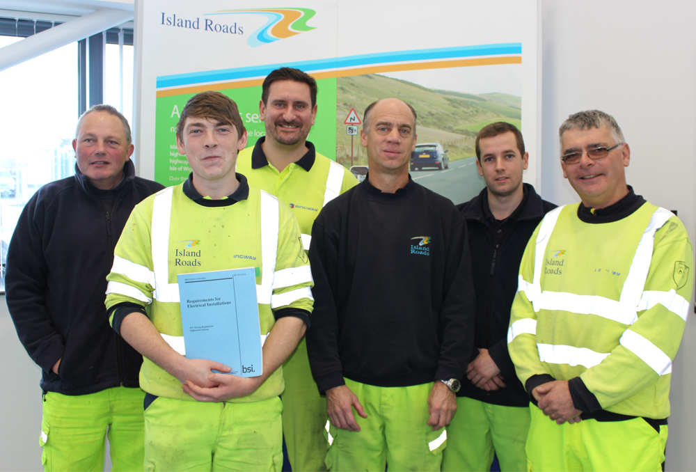 BRIGHT SPARKS FROM ISLAND ROADS WILL MEET NEW STANDARDS FOR ELECTRICIANS