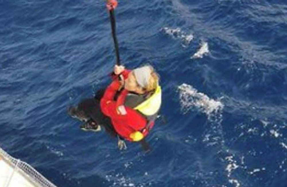 FORMER ISLE OF WIGHT SAILING INSTRUCTOR RESCUED AFTER BEING STRANDED AT SEA
