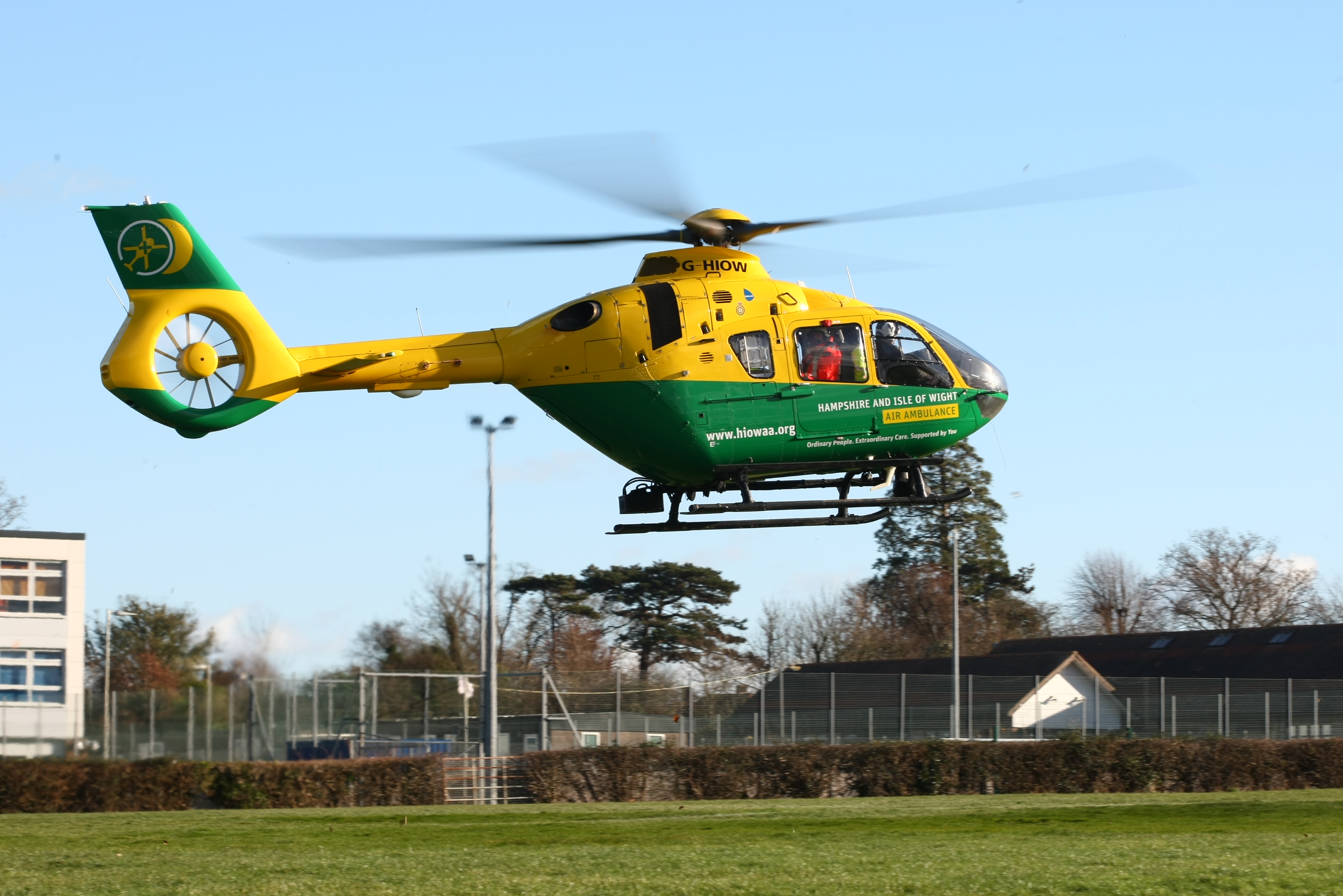 AIR AMBULANCE CALLED TO BINSTEAD