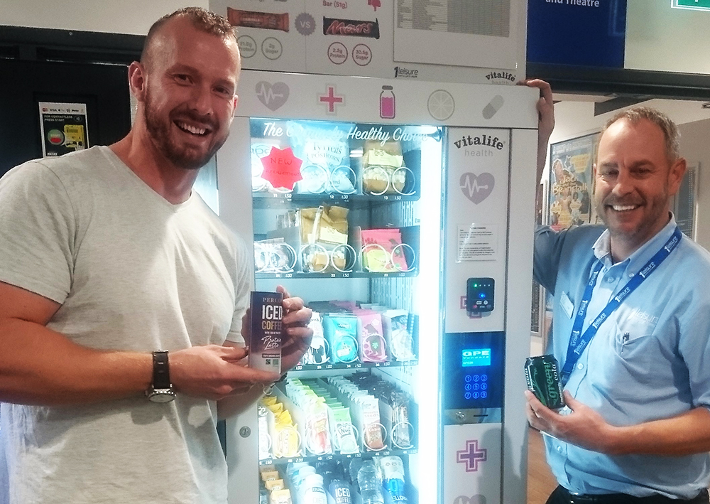 NEW HEALTHY SUGAR SMART VENDING MACHINES AT 1LEISURE