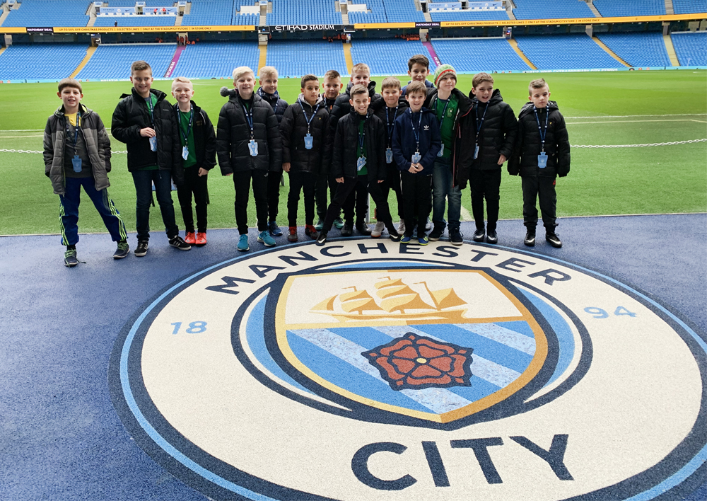 GURNARD GLADIATORS ENJOY DREAM DAY AT MANCHESTER CITY FOOTBALL CLUB