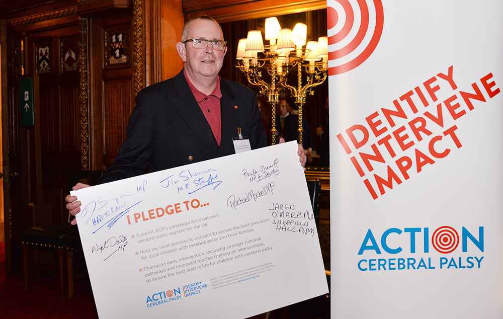 COUNCILLOR PLEDGES SUPPORT AND ACTION ON CEREBRAL PALSY