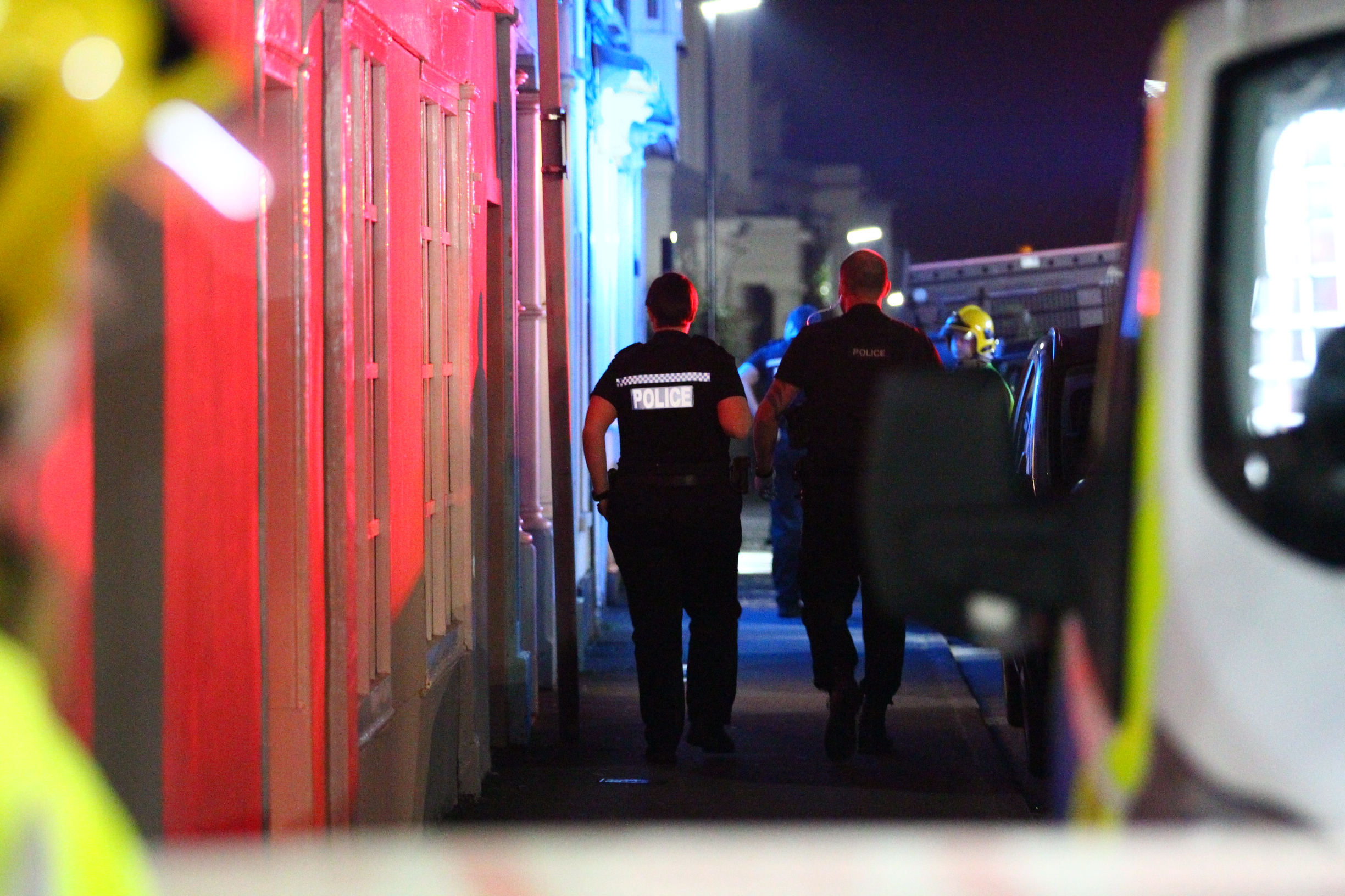 FIRE CREWS AND POLICE RUSH TO PROPERTY FIRE IN RYDE