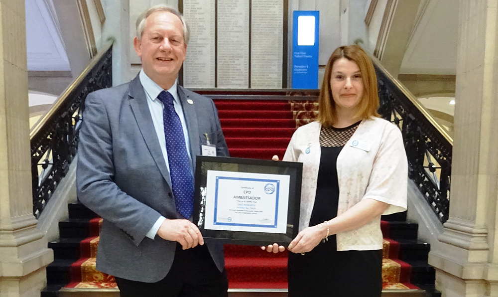 BUSINESS MENTOR DALE HOWARTH APPOINTED AS CPD AMBASSADOR