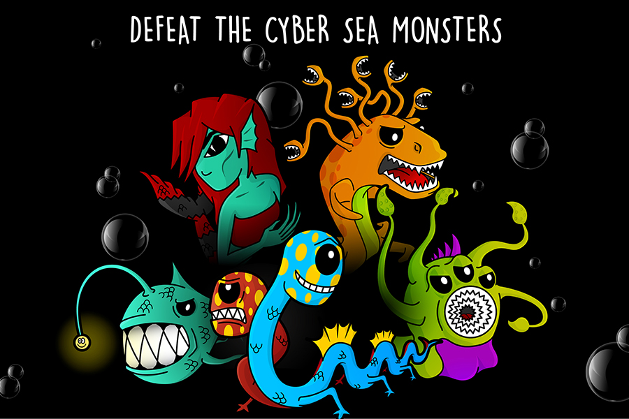 ISLE OF WIGHT SCHOOLS INVITED TO JOIN THE BATTLE AGAINST CYBER SEA MONSTERS