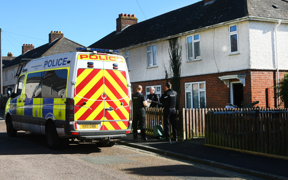 DETECTIVES DESCEND ON NEWPORT HOME FOLLOWING WOMAN’S DEATH