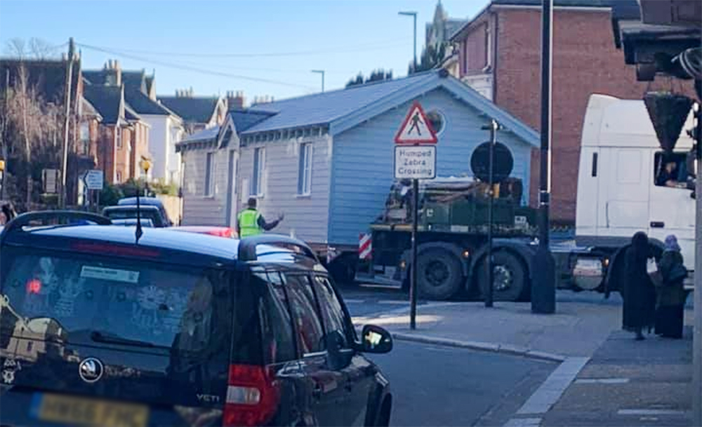 ABNORMAL LOAD CAUSES TRAFFIC BEDLAM AS IT GETS STUCK AT NODEHILL