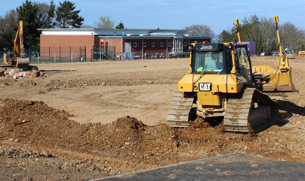 WORK STARTS ON NEW £1MILLION FOOTBALL PITCH AT COWES ENTERPRISE COLLEGE
