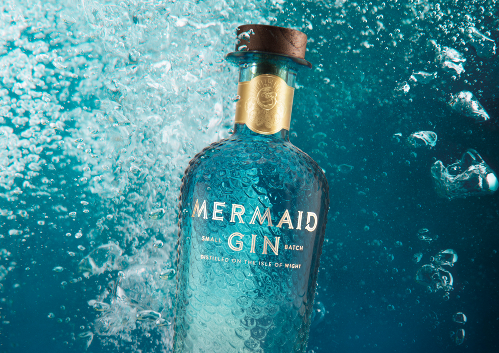 ISLE OF WIGHT DISTILLERY SCALES UP WITH NEW MERMAID GIN BOTTLE