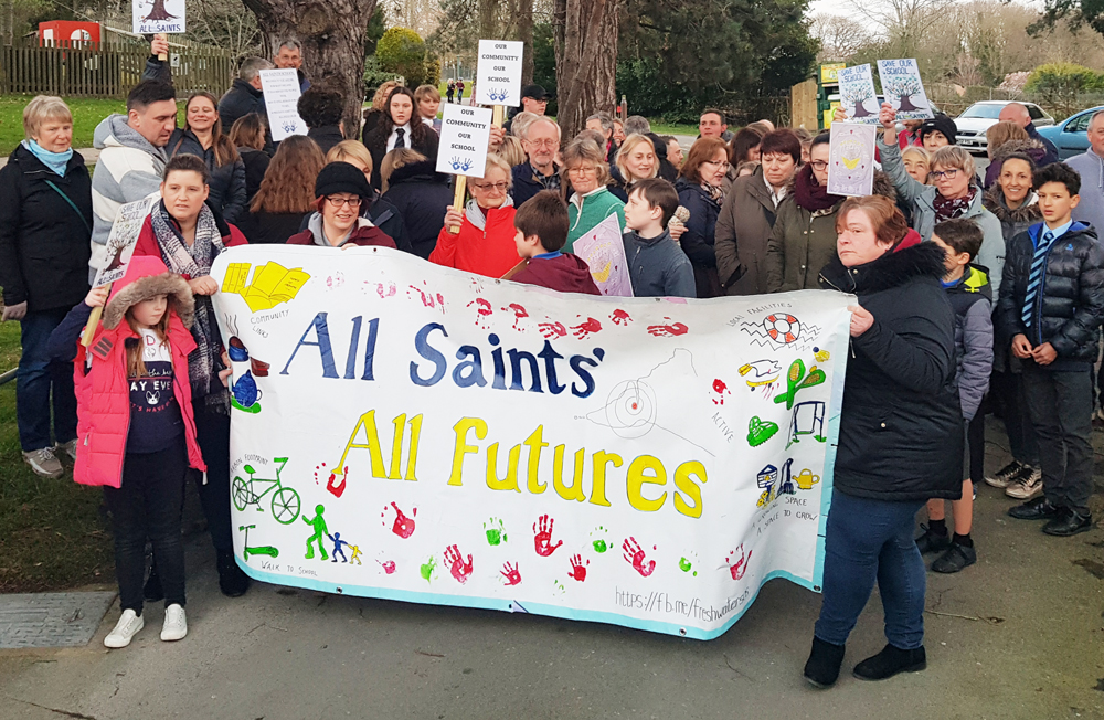 ANGER AND DISBELIEF AT HEATED ALL SAINTS PRIMARY SCHOOL MEETING