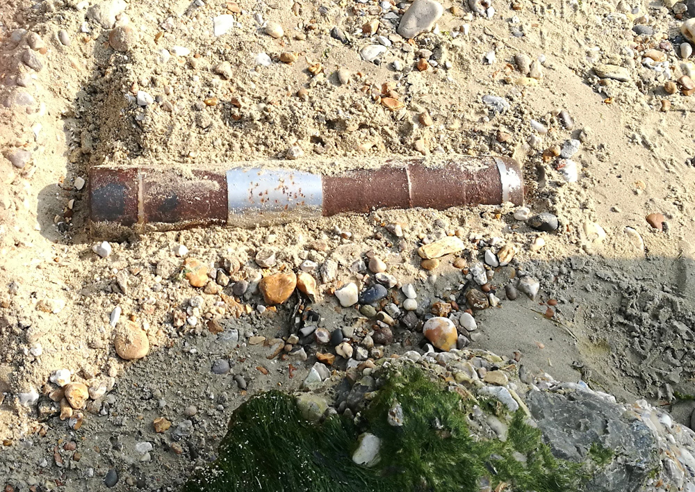 COASTGUARD ALERTED AFTER POTENTIAL ORDNANCE FOUND