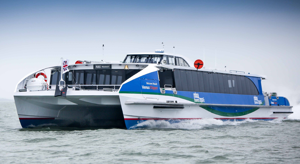 WIGHT SHIPYARD COMPLETES LATEST HIGH SPEED CLIPPER FOR LONDON