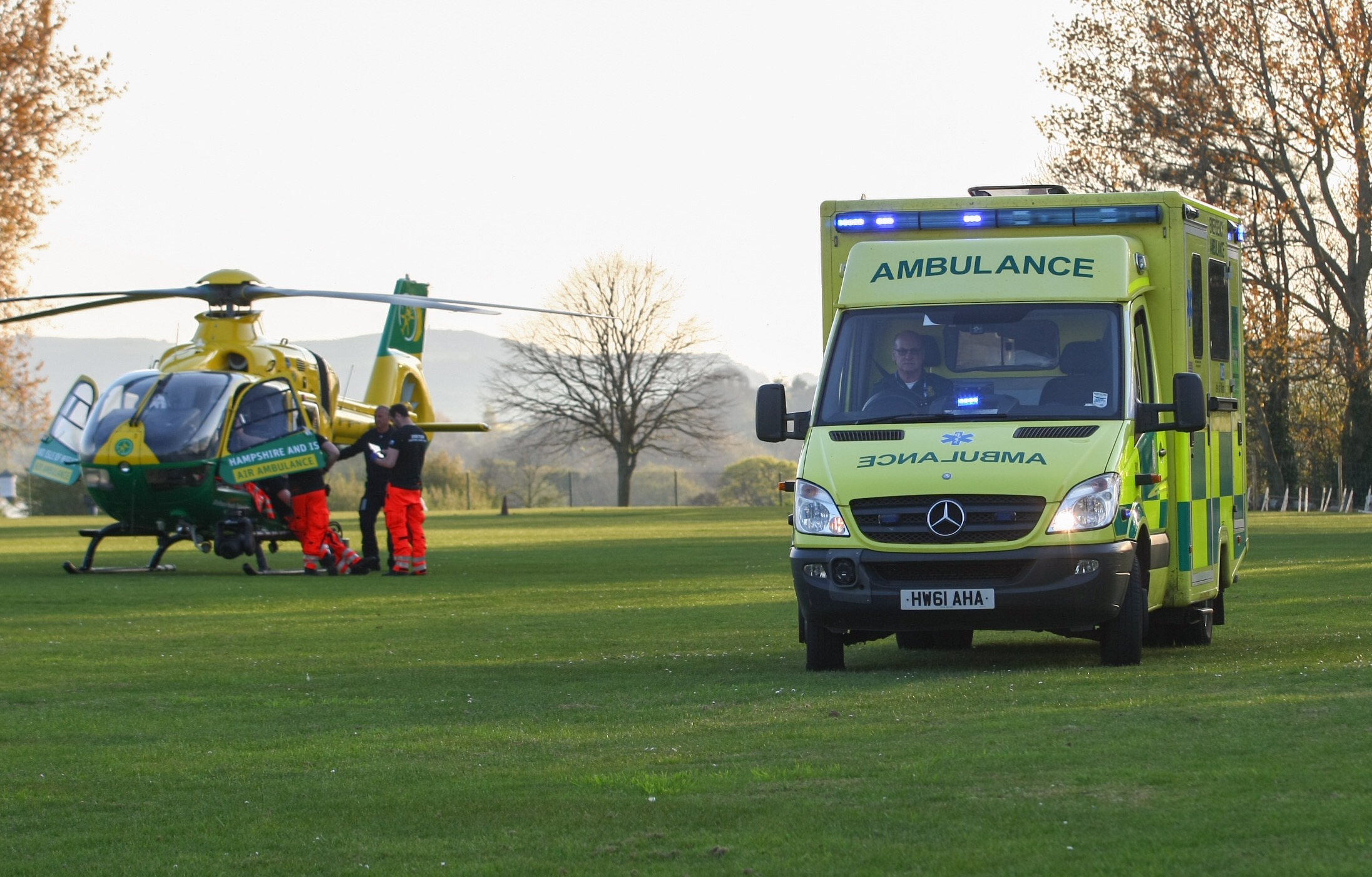 AIR AMBULANCE CALLED IN AFTER CHILD ‘BREAKS LEG’