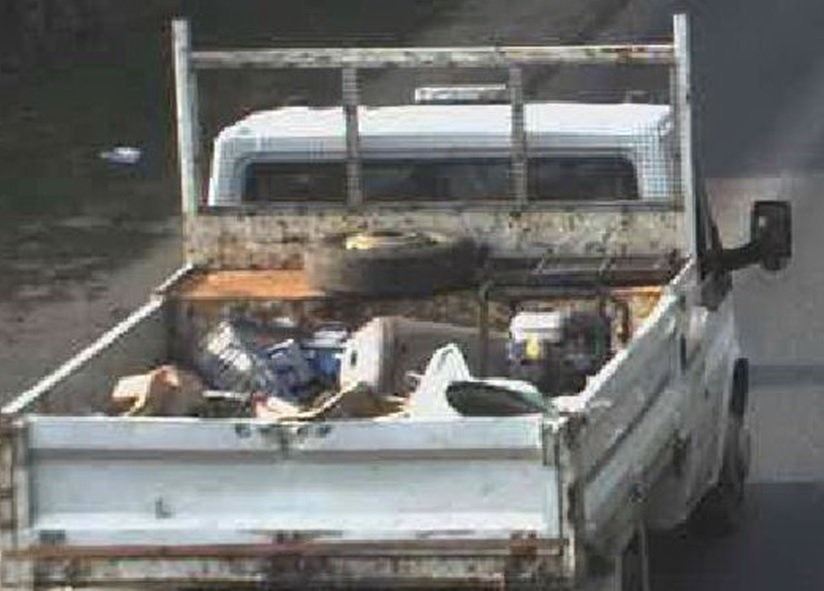POLICE SEEK TO TRACE VAN AFTER COPPER THEFT
