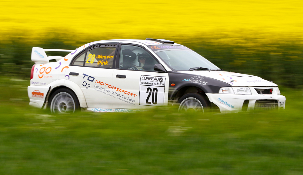 SLIPPERY CONDITIONS A CHALLENGE IN CLACTON FOR BEMBRIDGE RALLY DUO