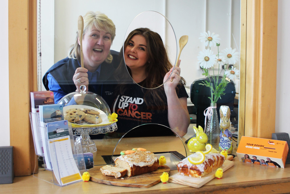FERRY NICE CAKES FOR SALE IN AID OF STAND UP TO CANCER