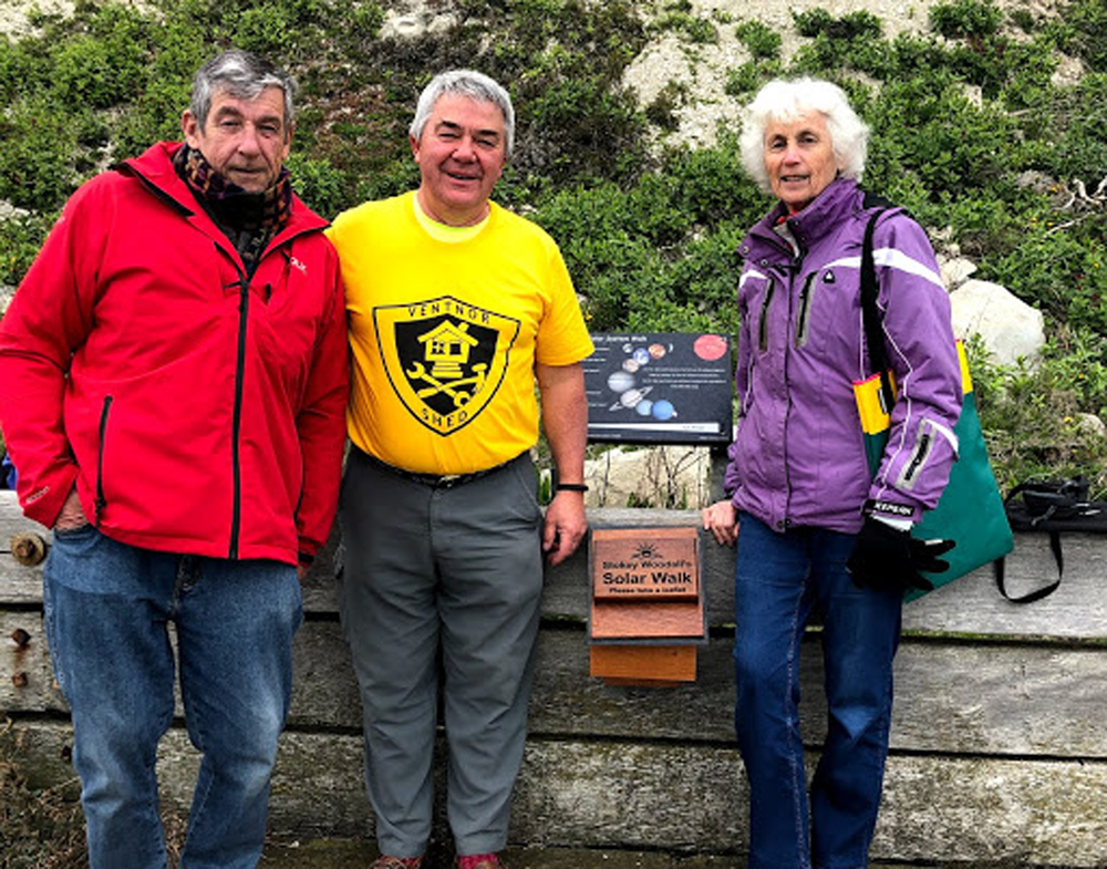 VENTNOR SHED CREATES LEAFLET BOX FOR REVETMENT WALK