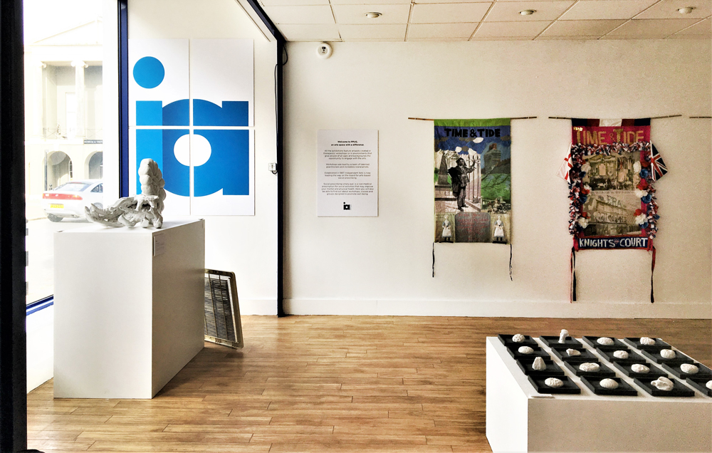 EMPTY SPACE TRANSFORMED INTO ART GALLERY AND WELL-BEING HUB
