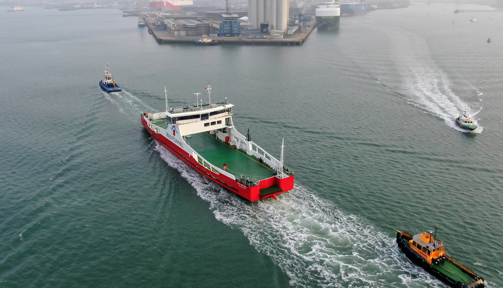 RED FUNNEL’S NEW FREIGHT FERRY ARRIVES IN SOUTHAMPTON