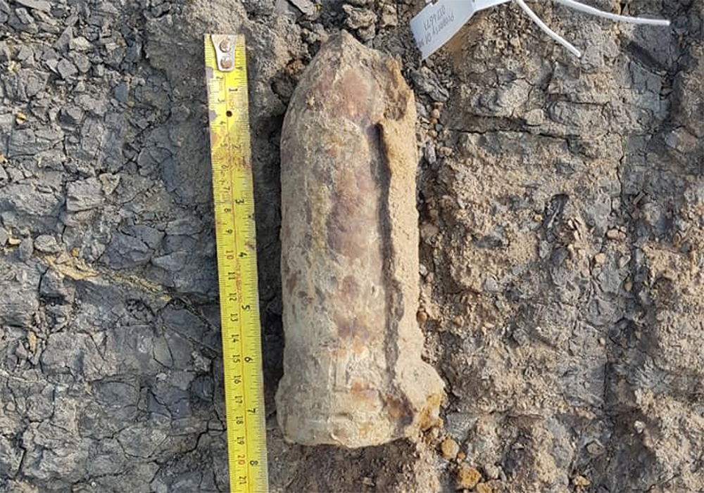 BOMB DISPOSAL TEAM SENT TO CHALE AFTER SHELL FOUND