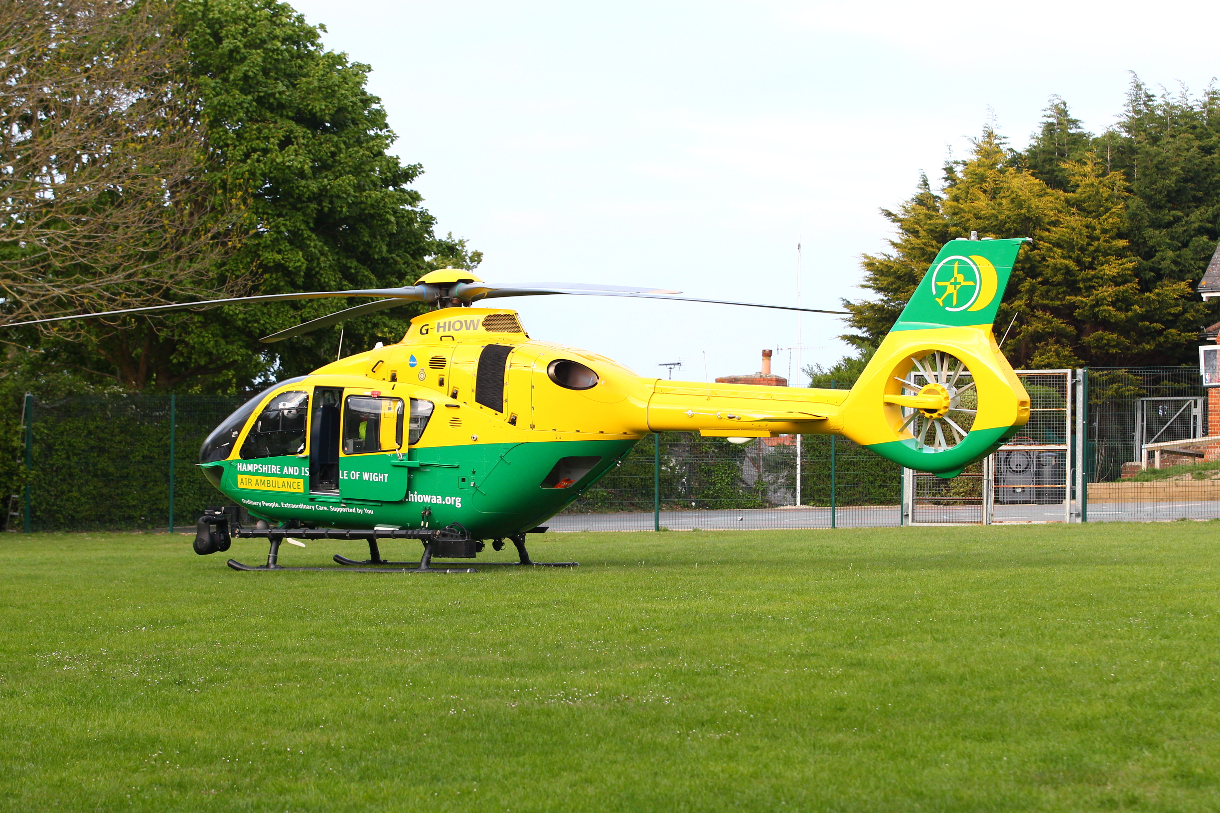 AIR AMBULANCE CREW CALLED TO SHANKLIN HOME